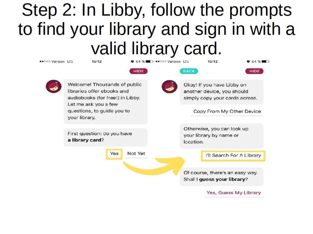 how to use libby 2